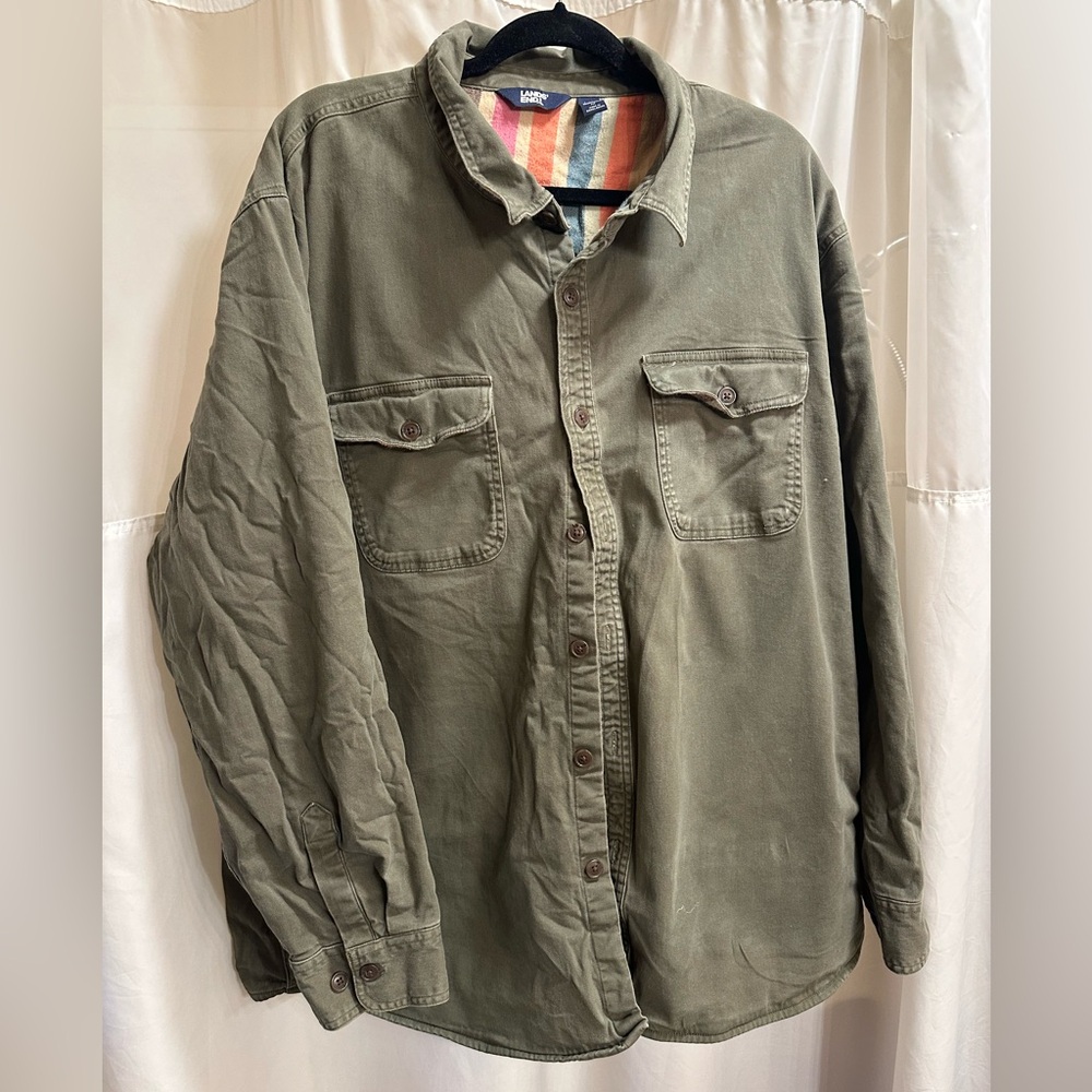 Lands’ End Cargo Shacket